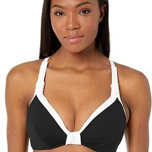 Seafolly Women's Block Party F Cup Halter Bikini T